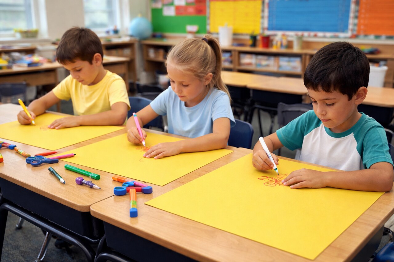 Pacon 4-Ply Oak Tag Poster Board 22" x 28" – Heavyweight Cardstock – 25 Pack